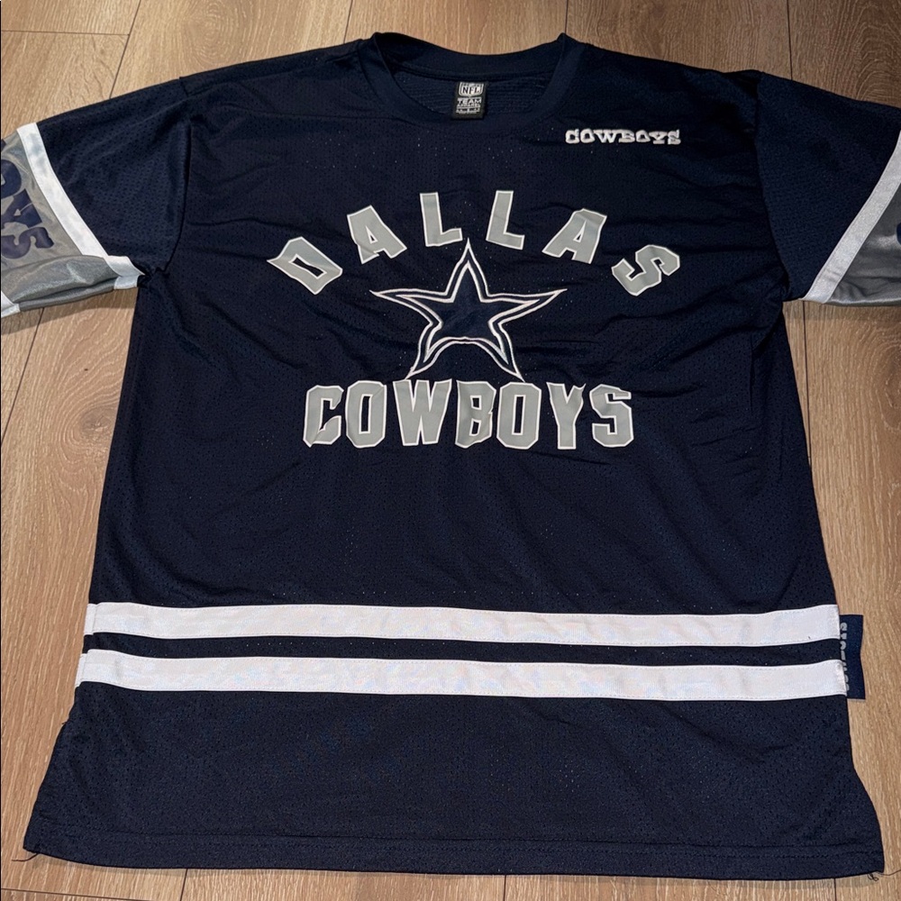 NFL Dallas Cowboys Navy and Gray Jersey